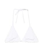 Top bikini a triangolo in bianco Jacquemus - donna 