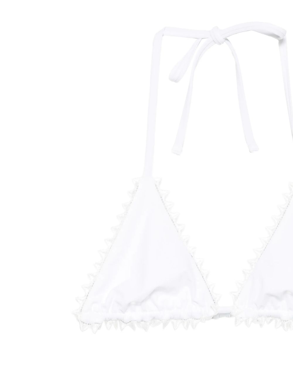 Top bikini a triangolo in bianco Jacquemus - donna 