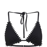 Top Bikini Picot Le Haut De Maillot in neroo Jacquemus - donna 