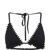 Top Bikini Picot Le Haut De Maillot in neroo Jacquemus - donna 