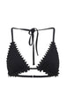 Top Bikini Picot Le Haut De Maillot in neroo Jacquemus - donna