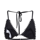 Top Bikini Picot Le Haut De Maillot in neroo Jacquemus - donna 