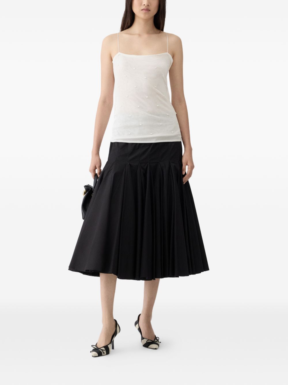 Canotta La Plumetis in bianco Jacquemus - donna 