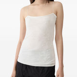 Canotta La Plumetis in bianco Jacquemus - donna 