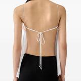 Top le haut voile in bianco Jacquemus - donna 