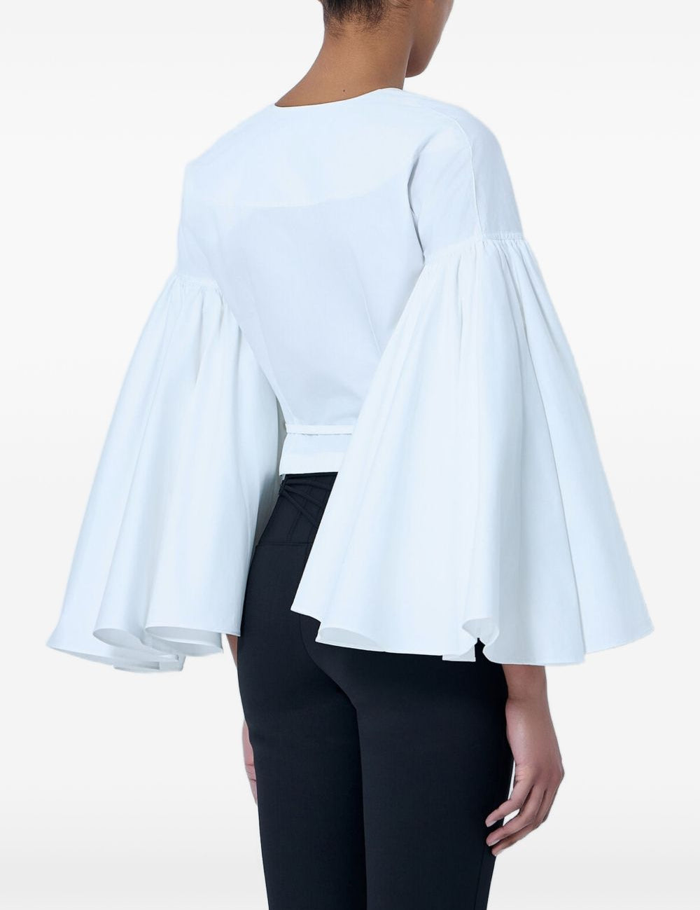 Blusa le cache coeur paysan in bianco Jacquemus - donna 