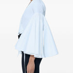 Blusa le cache coeur paysan in bianco Jacquemus - donna 