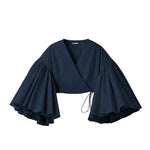 Blusa  cache coeur paysan in blu Jacquemus - donna 