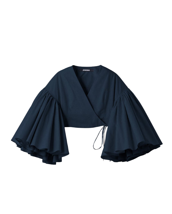 Blusa  cache coeur paysan in blu Jacquemus - donna 