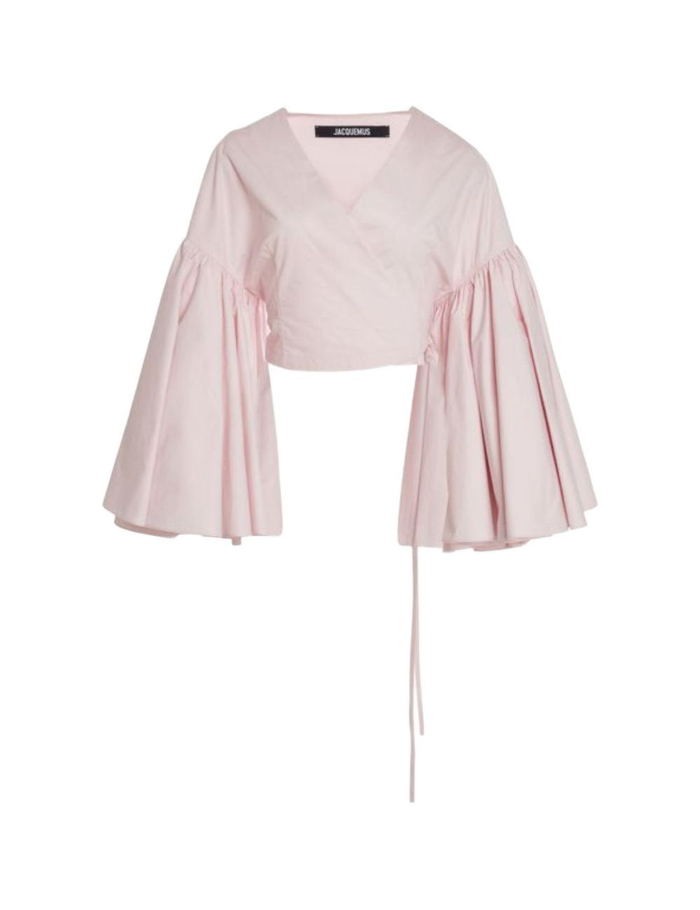 Blusa con maniche voluminose le cache coeur paysanin in rosa Jacquemus - donna 