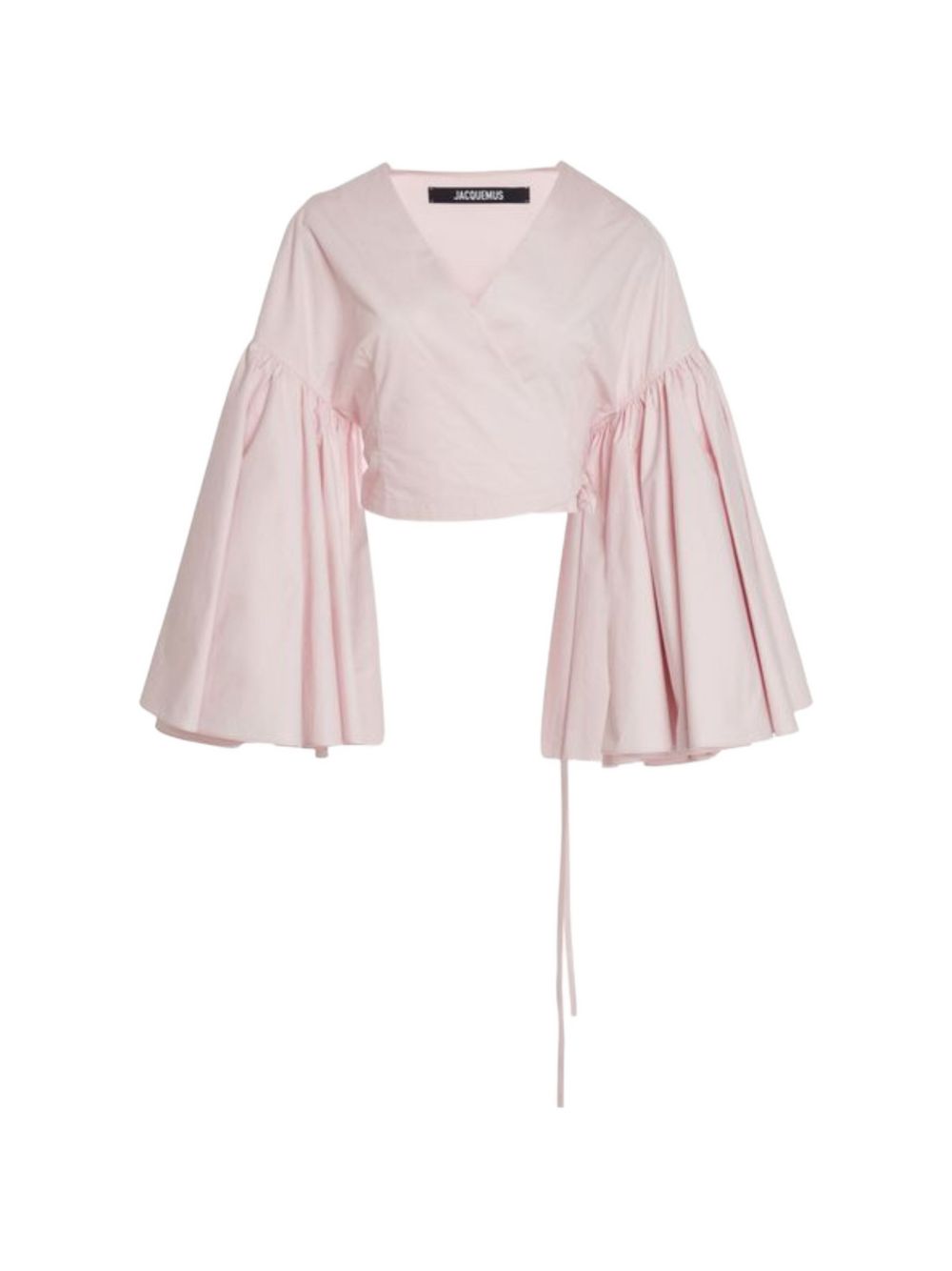 Blusa con maniche voluminose le cache coeur paysanin in rosa Jacquemus - donna 