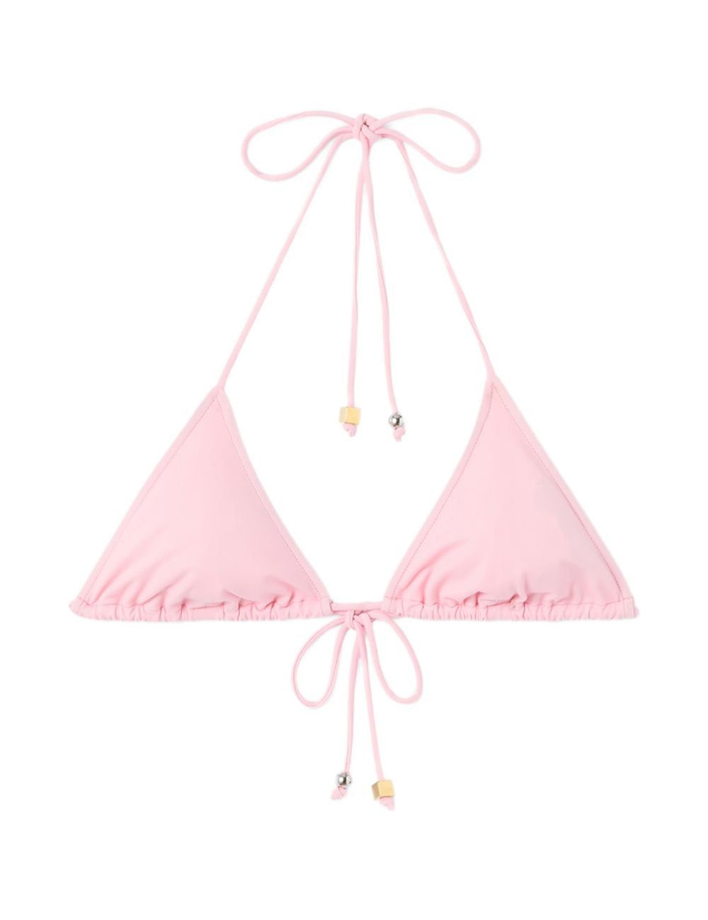 Top bikini a triangolo in rosa Jacquemus - donna 