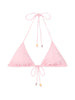 Top bikini a triangolo in rosa Jacquemus - donna