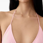 Top bikini a triangolo in rosa Jacquemus - donna 