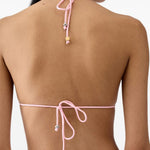 Top bikini a triangolo in rosa Jacquemus - donna 