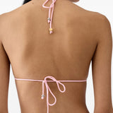 Top bikini a triangolo in rosa Jacquemus - donna 