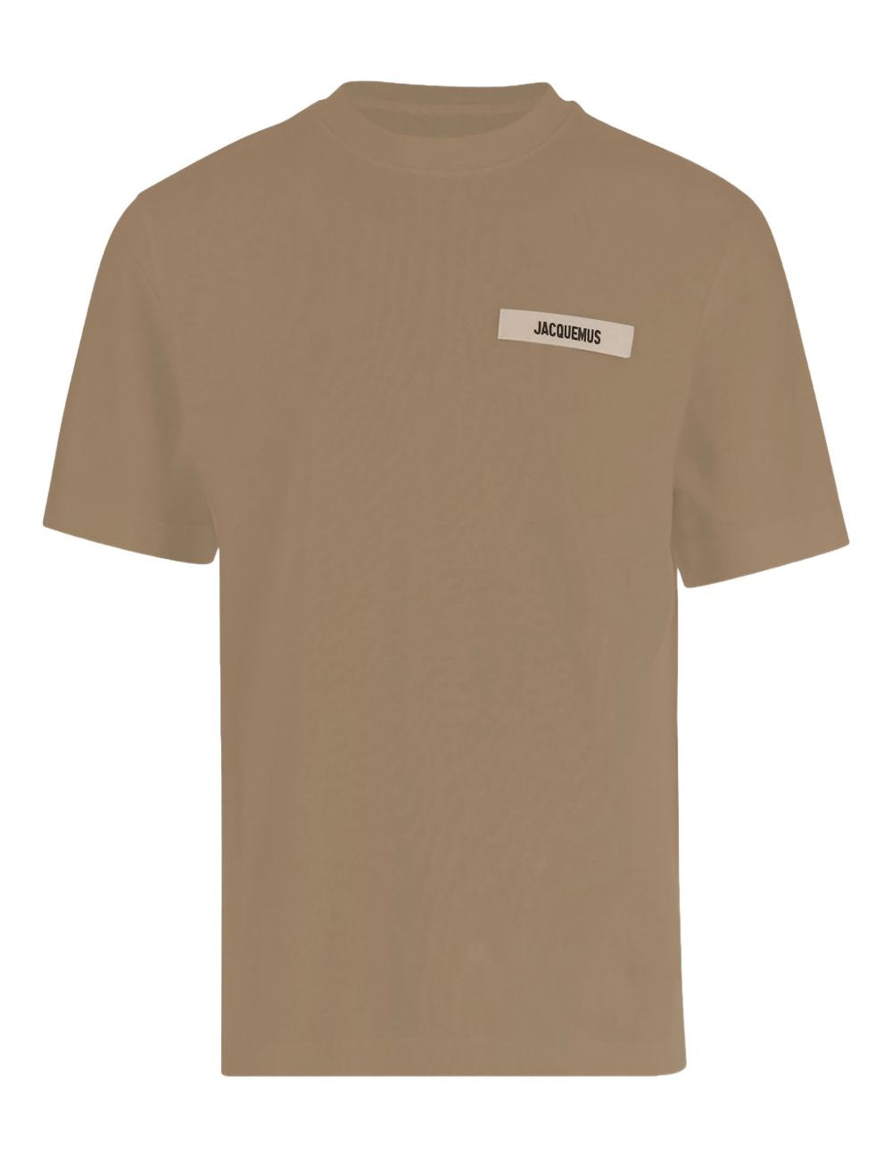 T-shirt con logo in beige Jacquemus - uomo 