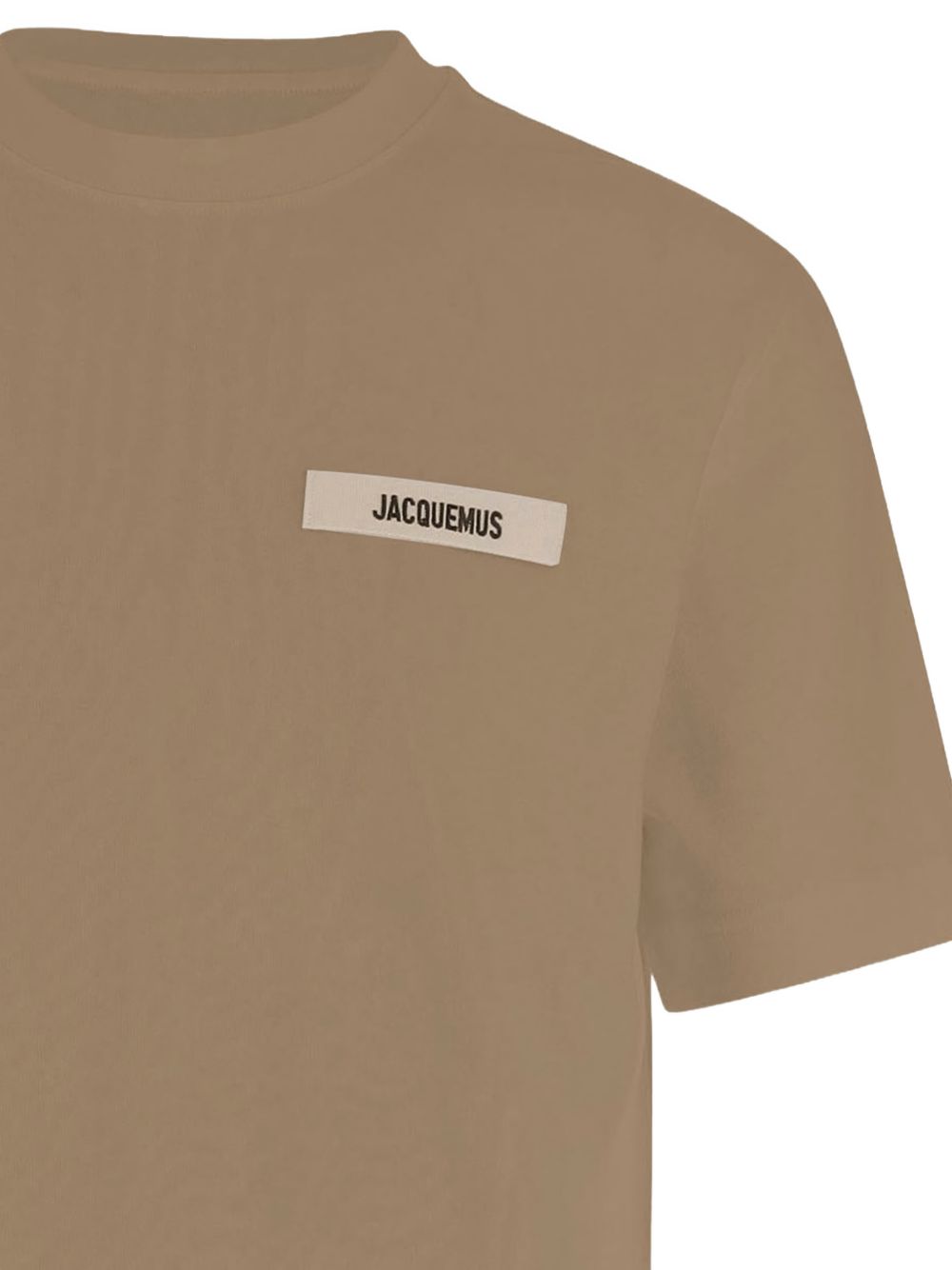 T-shirt con logo in beige Jacquemus - uomo 