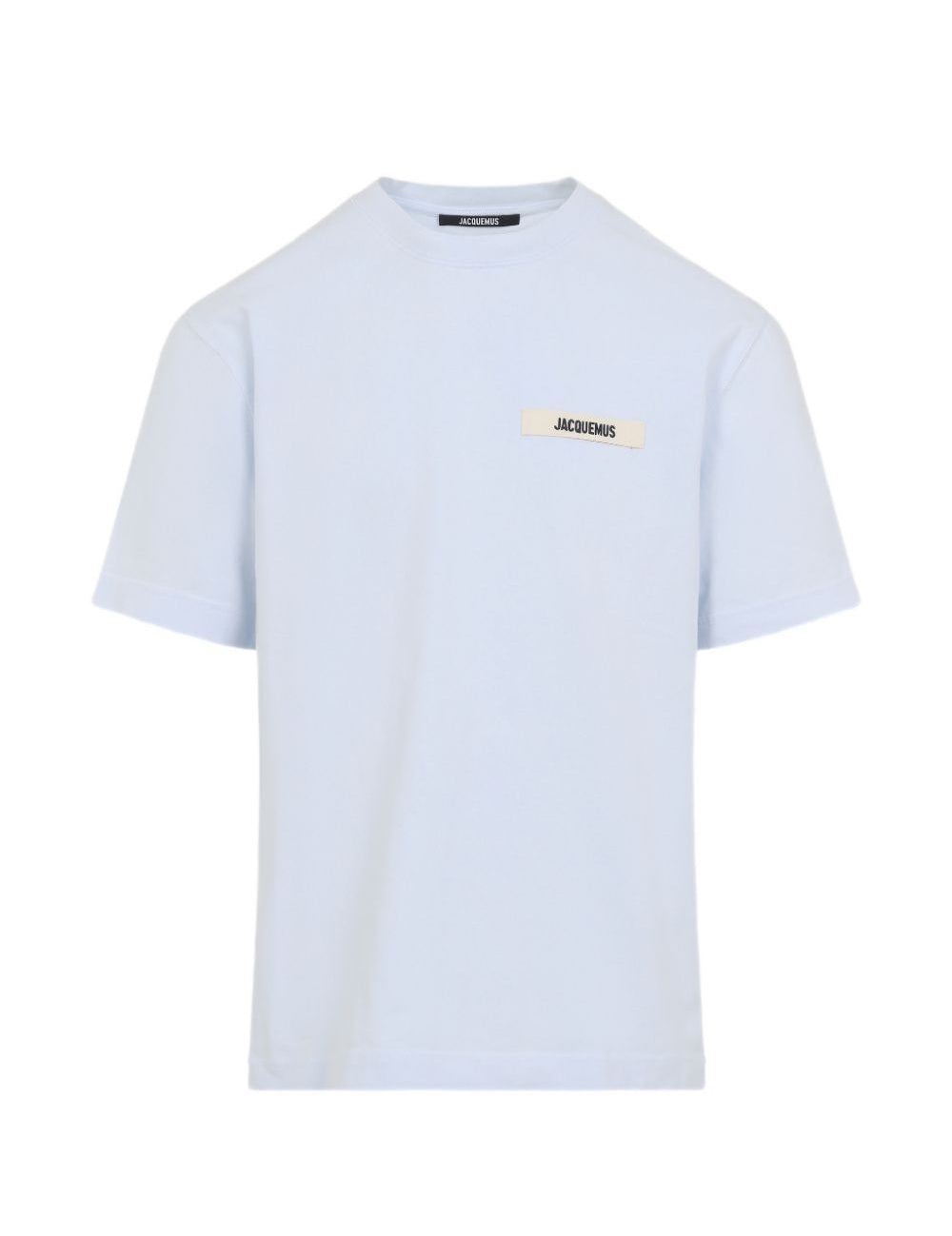 T-shirt con logo e toppa in blu Jacquemus - uomo 