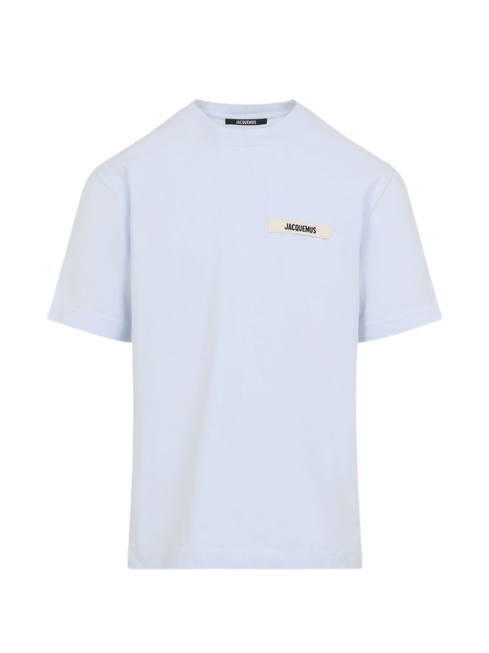 T-shirt con logo e toppa in blu Jacquemus - uomo 