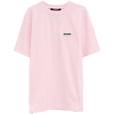 T-shirt a maniche corte le tshirt gros grain in rosa Jacquemus - unisex 
