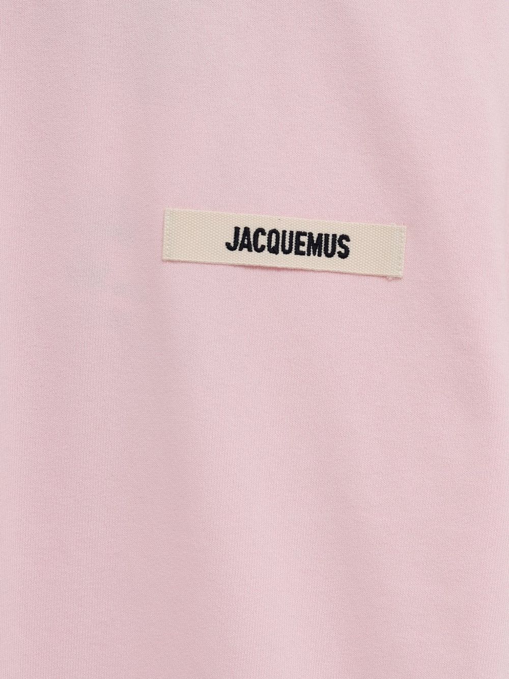 T-shirt a maniche corte le tshirt gros grain in rosa Jacquemus - unisex 
