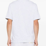 T-shirt con logo e toppa in gros grain in grigio Jacquemus - uomo 