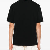 T-shirt con logo e toppa in gros grain in nero Jacquemus - uomo 