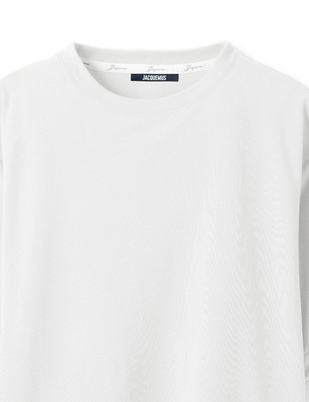 T-shirt Rond Carré in bianco Jacquemus - uomo 
