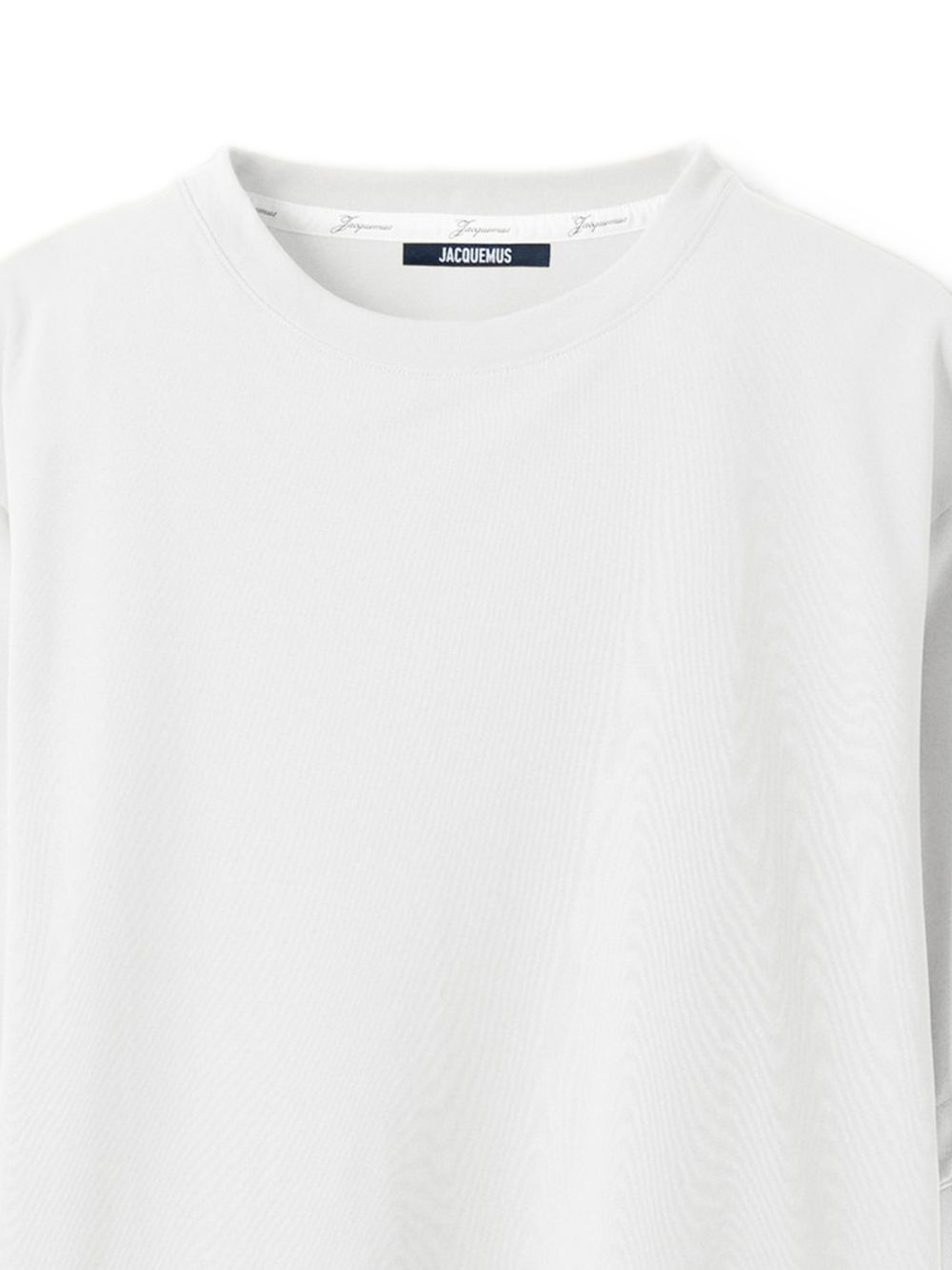 T-shirt Rond Carré in bianco Jacquemus - uomo 