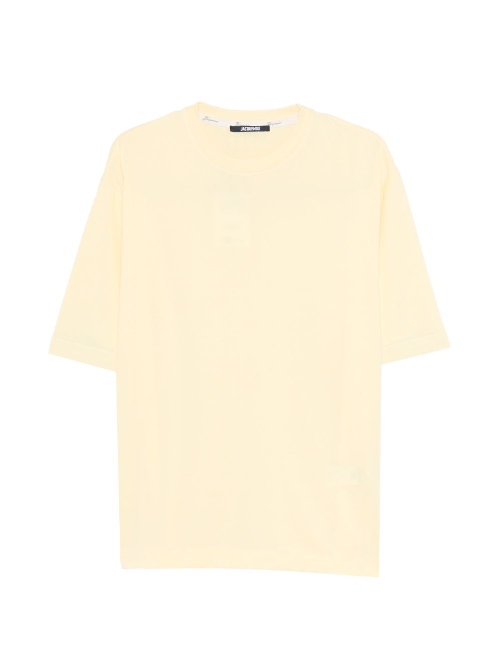 T-shirt girocollo carré in giallo Jacquemus - uomo 