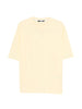 Men's Jacquemus yellow yoke crew neck t-shirt