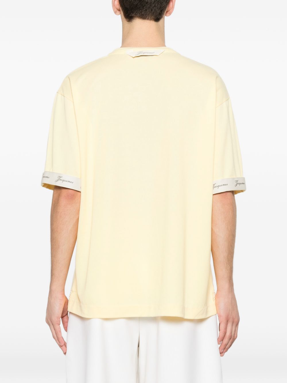 T-shirt girocollo carré in giallo Jacquemus - uomo 