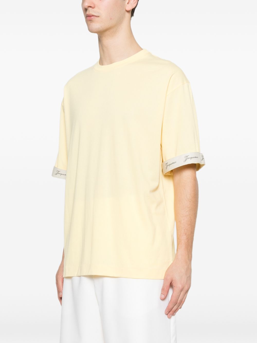 T-shirt girocollo carré in giallo Jacquemus - uomo 