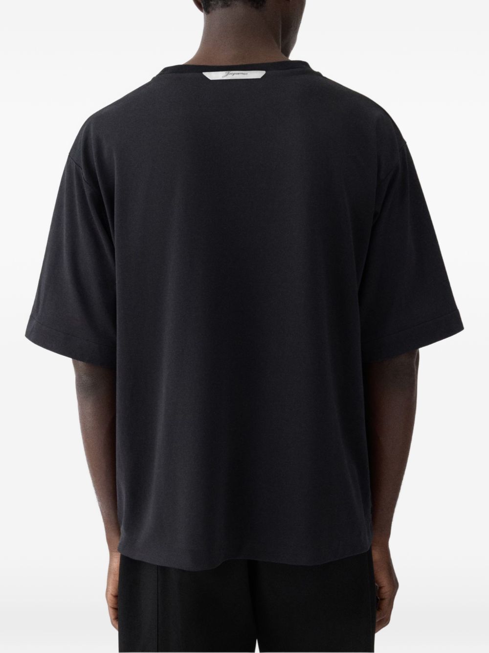 T-shirt Rond Carré in nero Jacquemus - uomo 