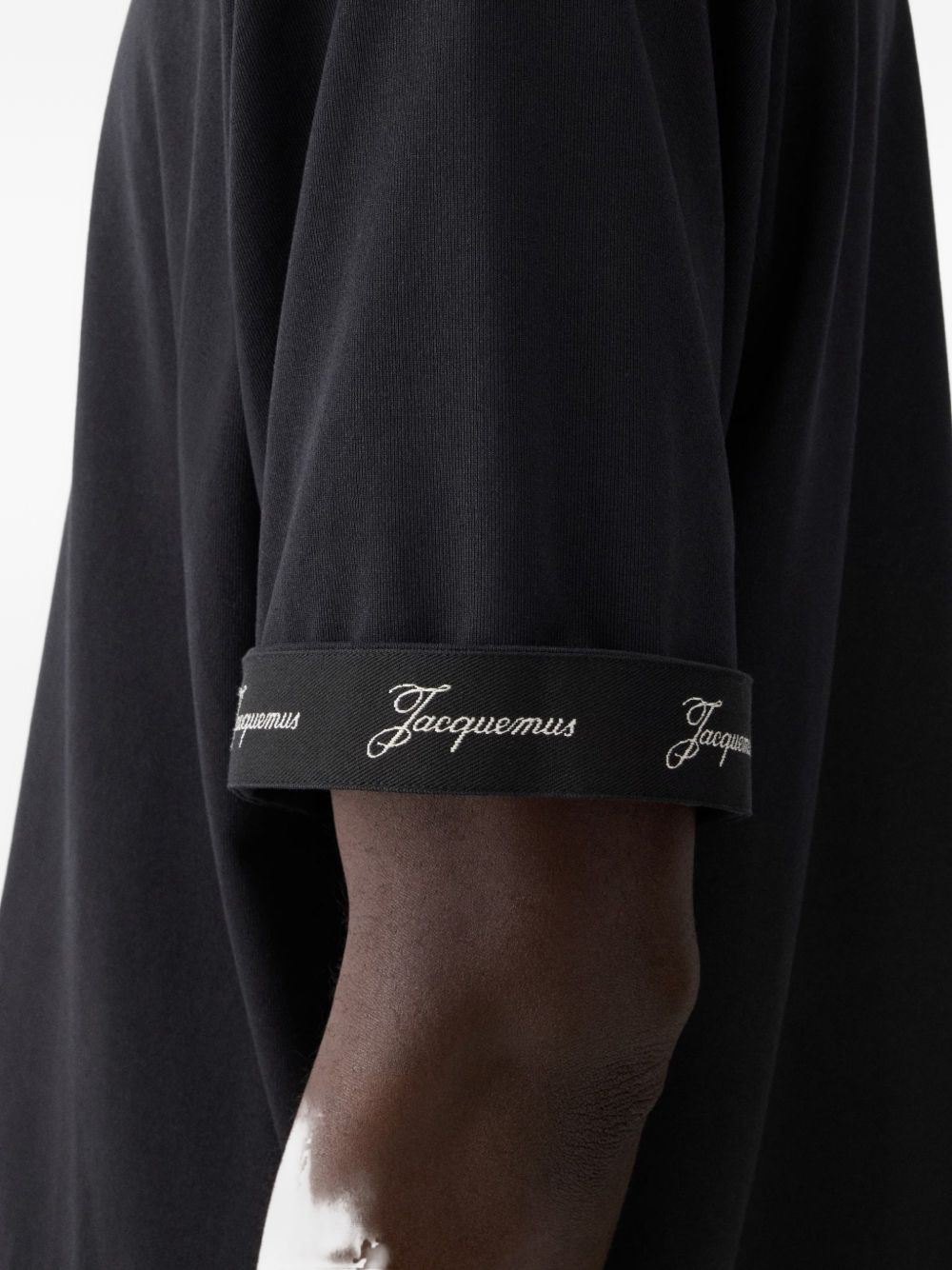 T-shirt Rond Carré in nero Jacquemus - uomo 