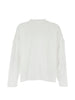 T-shirt a maniche lunghe in bianco Jacquemus - uomo
