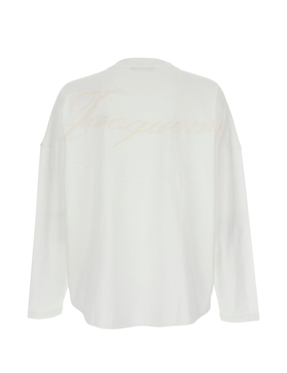 T-shirt a maniche lunghe in bianco Jacquemus - uomo 