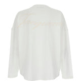 T-shirt a maniche lunghe in bianco Jacquemus - uomo 