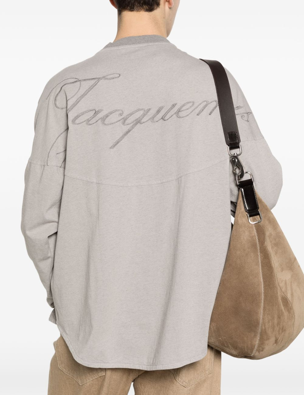 Polo a maniche lunghe  in grigio Jacquemus - uomo 