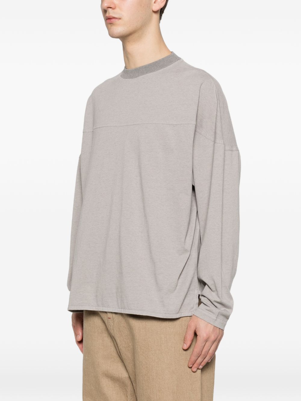 Polo a maniche lunghe  in grigio Jacquemus - uomo 