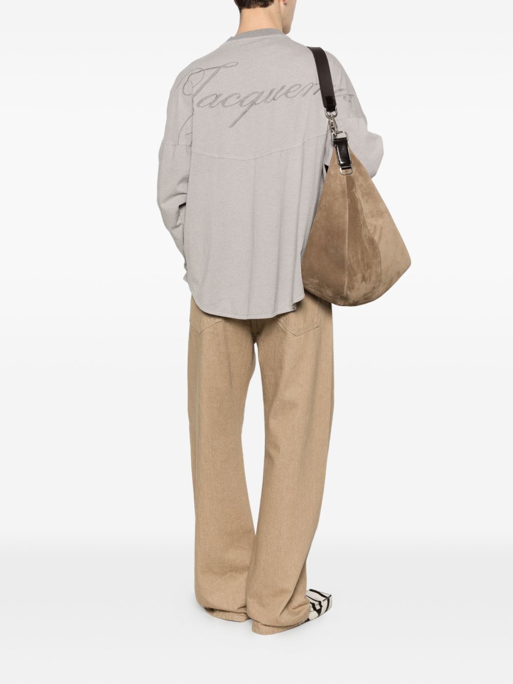 Polo a maniche lunghe  in grigio Jacquemus - uomo 
