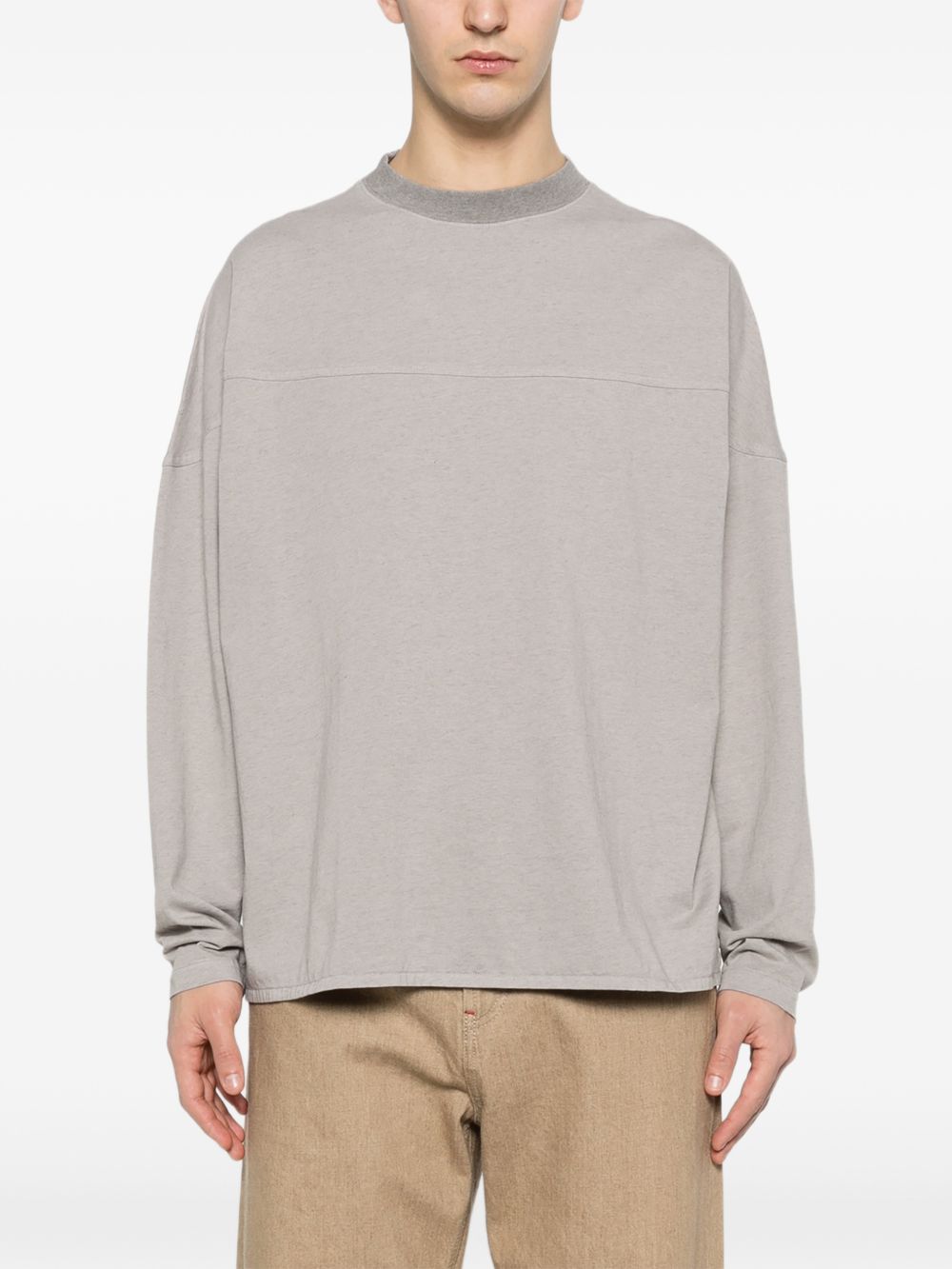 Polo a maniche lunghe  in grigio Jacquemus - uomo 