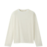 T-shirt Rond Carré a maniche lunghe in bianco Jacquemus - uomo 