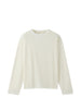 T-shirt Rond Carré a maniche lunghe in bianco Jacquemus - uomo