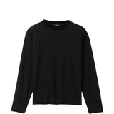 T-shirt Rond Carré a maniche lunghe in nero Jacquemus - uomo 