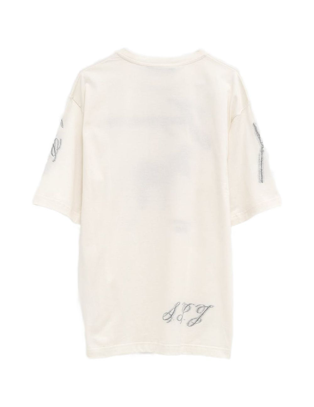 T-shirt le âne asino-jacquard in bianco Jacquemus - uomo 
