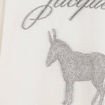 T-shirt le âne asino-jacquard in bianco Jacquemus - uomo 