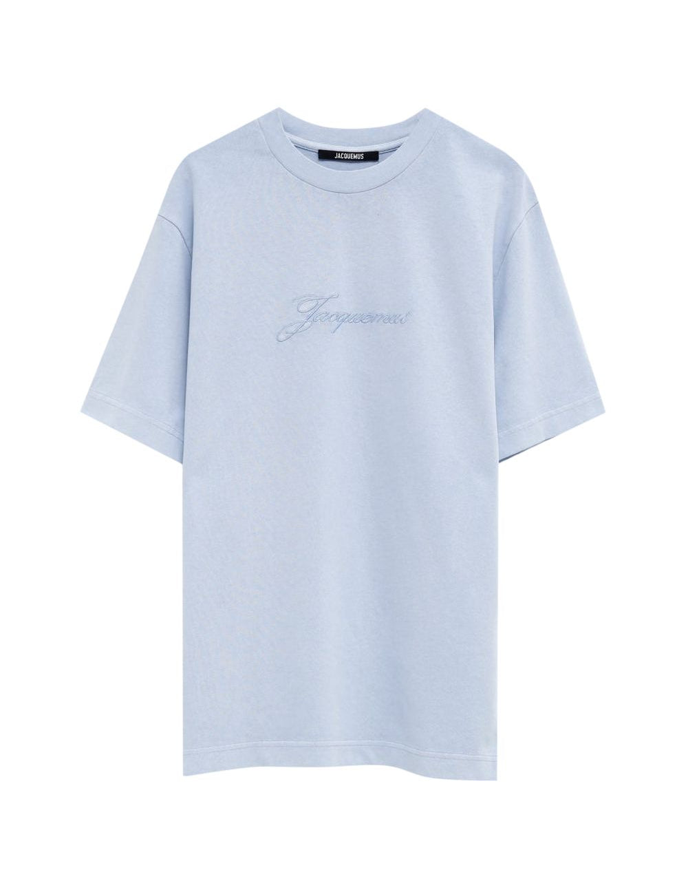 T-shirt con logo in azzurro Jacquemus - uomo 