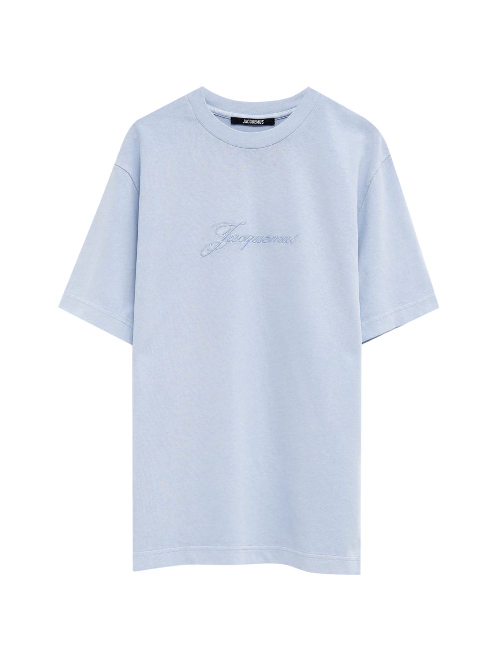 T-shirt con logo in azzurro Jacquemus - uomo 